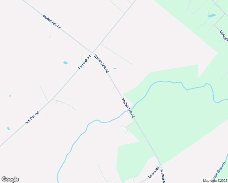 map of restaurants, bars, coffee shops, grocery stores, and more near 3645 Wollett Mill Road in Red Oak