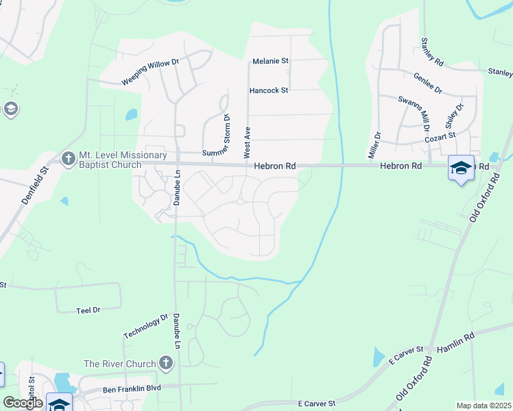 map of restaurants, bars, coffee shops, grocery stores, and more near 1203 Bent Willow Drive in Durham