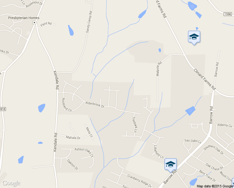 map of restaurants, bars, coffee shops, grocery stores, and more near 4633 Meadowside Terrace in High Point