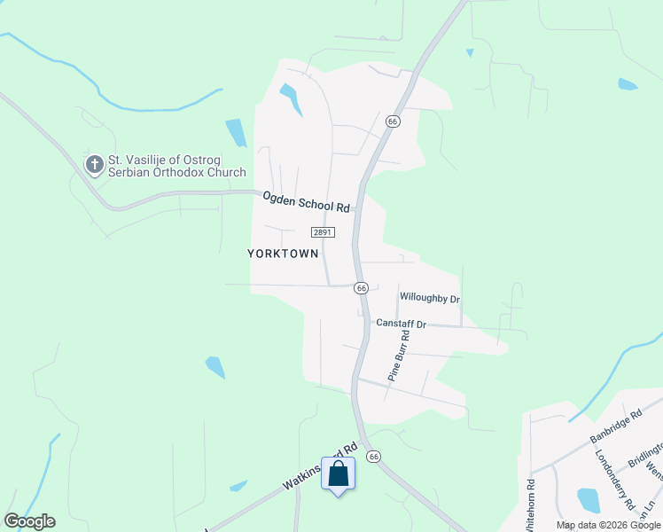 map of restaurants, bars, coffee shops, grocery stores, and more near 117 Musket Drive in Kernersville