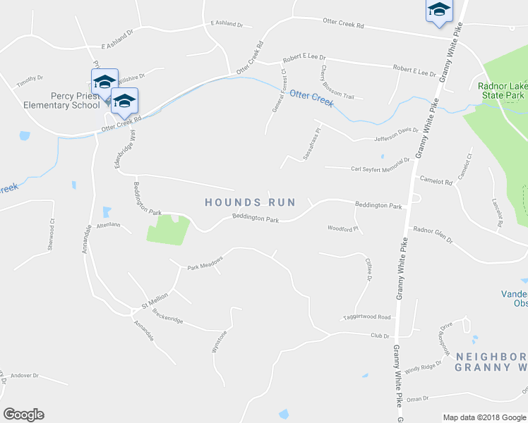 map of restaurants, bars, coffee shops, grocery stores, and more near 1332 Oakleigh Hl in Nashville