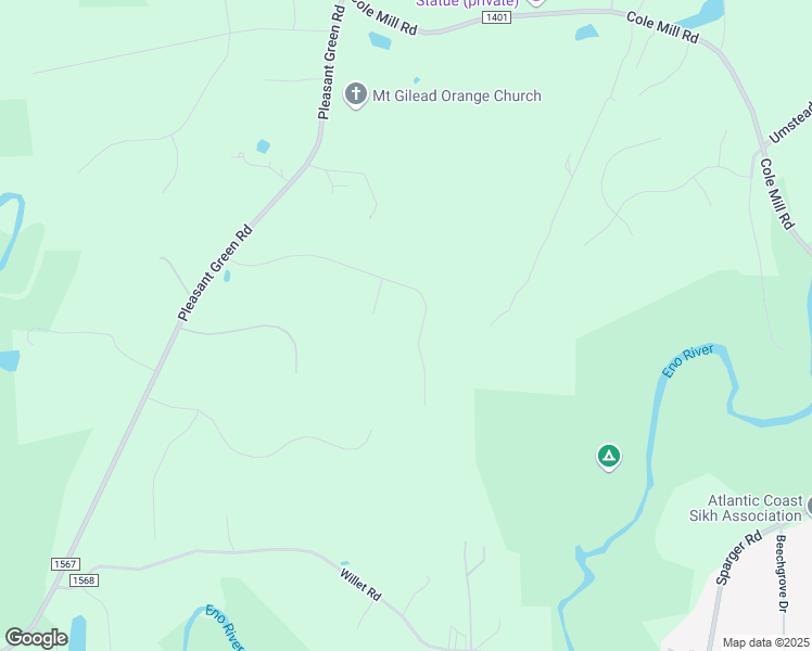 map of restaurants, bars, coffee shops, grocery stores, and more near 5815 Jomali Drive in Durham