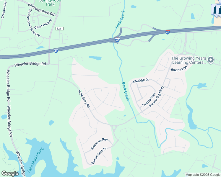 map of restaurants, bars, coffee shops, grocery stores, and more near 481 Sapphire Road in Burlington
