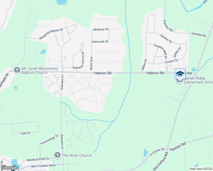 map of restaurants, bars, coffee shops, grocery stores, and more near 1211 Bridgewater Drive in Durham