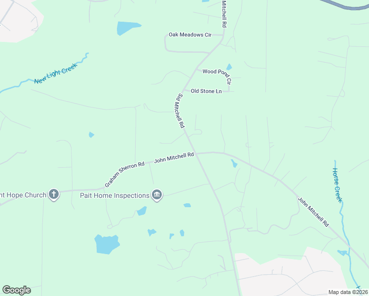 map of restaurants, bars, coffee shops, grocery stores, and more near 1175 John Mitchell Road in Youngsville