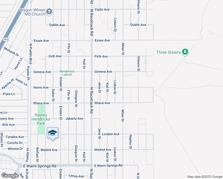 map of restaurants, bars, coffee shops, grocery stores, and more near 424 Lisbon Street in Henderson