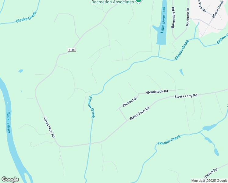 map of restaurants, bars, coffee shops, grocery stores, and more near 2030 Elkmont Court in Clemmons