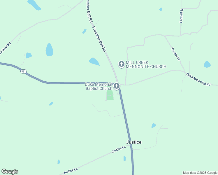map of restaurants, bars, coffee shops, grocery stores, and more near 3976 North Carolina 581 in Spring Hope