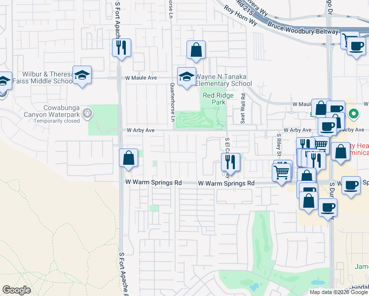 map of restaurants, bars, coffee shops, grocery stores, and more near 7163 Brassica Court in Las Vegas