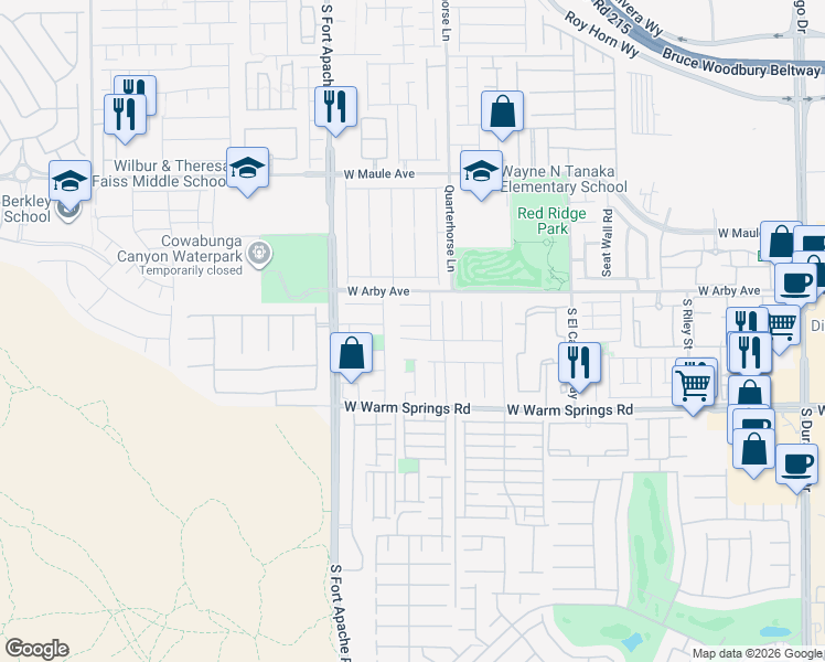 map of restaurants, bars, coffee shops, grocery stores, and more near 9267 Shellmont Court in Las Vegas