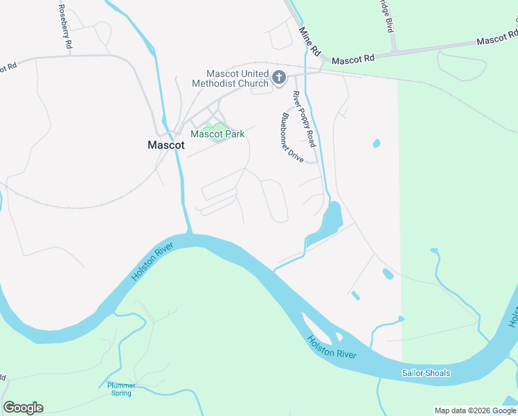 map of restaurants, bars, coffee shops, grocery stores, and more near 1740 Number Three Drive in Mascot