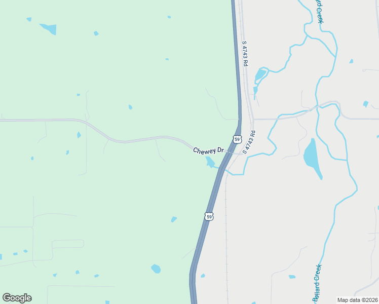 map of restaurants, bars, coffee shops, grocery stores, and more near 474813 East 690 Road in Westville