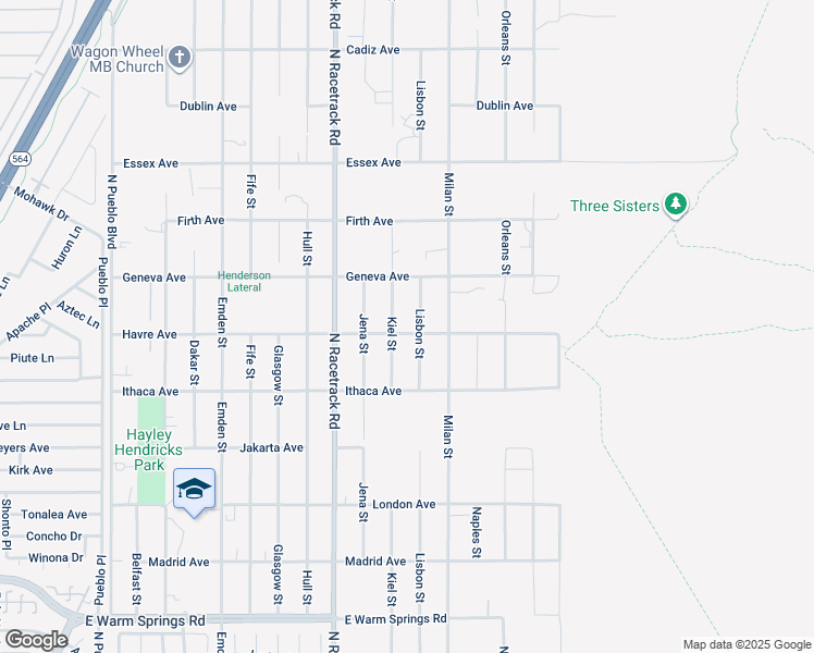 map of restaurants, bars, coffee shops, grocery stores, and more near 424 Lisbon Street in Henderson