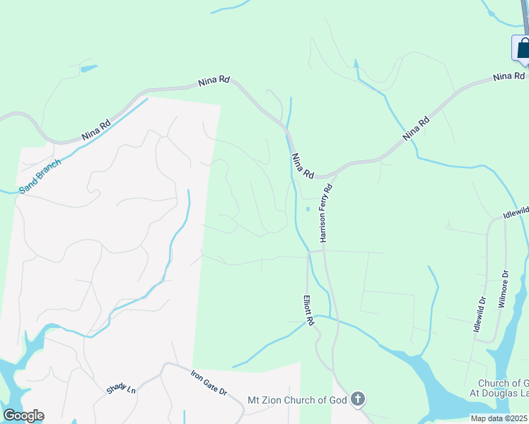 map of restaurants, bars, coffee shops, grocery stores, and more near 1502 Hollow Springs Road in White Pine