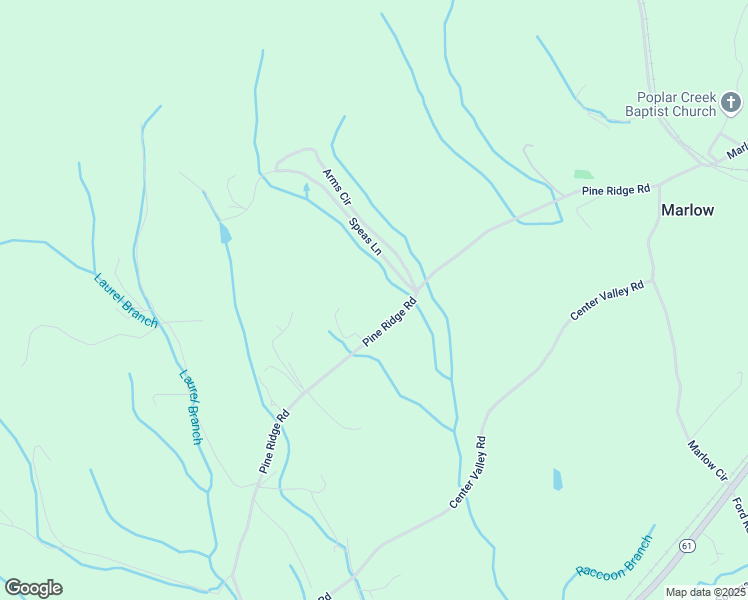 map of restaurants, bars, coffee shops, grocery stores, and more near 607 Pine Ridge Road in Clinton