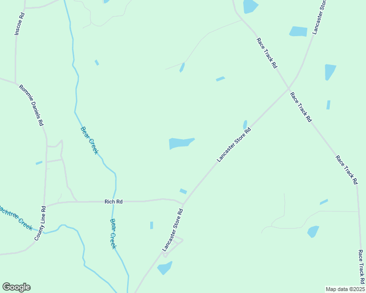 map of restaurants, bars, coffee shops, grocery stores, and more near Lancaster Store Road in Castalia