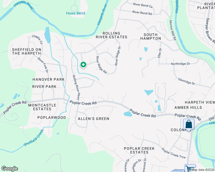 map of restaurants, bars, coffee shops, grocery stores, and more near 7056 Cotton Blossom Lane in Nashville