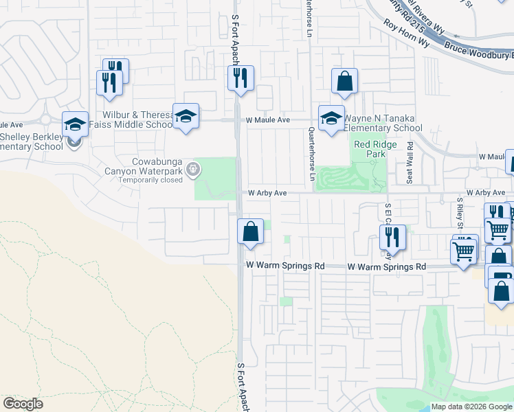 map of restaurants, bars, coffee shops, grocery stores, and more near 9347 Malaya Garnet Court in Las Vegas