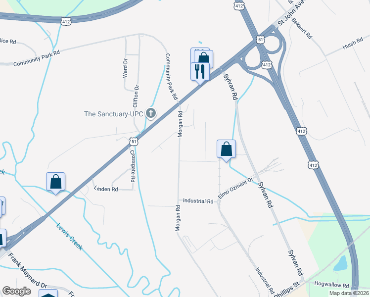 map of restaurants, bars, coffee shops, grocery stores, and more near 2013 Cecil Drive in Dyersburg