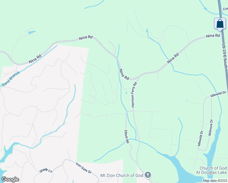 map of restaurants, bars, coffee shops, grocery stores, and more near 1502 Hollow Springs Road in White Pine