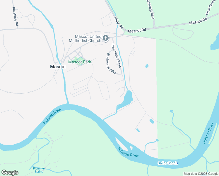 map of restaurants, bars, coffee shops, grocery stores, and more near 9411 Cornflower Lane in Mascot