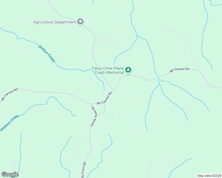 map of restaurants, bars, coffee shops, grocery stores, and more near 2930 Mount Carmel Road in Camden