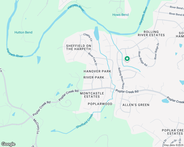 map of restaurants, bars, coffee shops, grocery stores, and more near 7400 River Park Drive in Nashville
