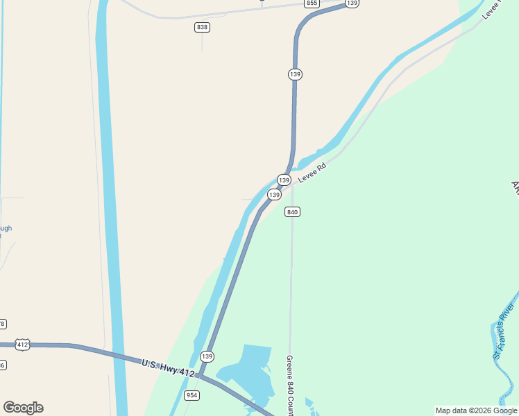 map of restaurants, bars, coffee shops, grocery stores, and more near 628 Arkansas 139 in Paragould