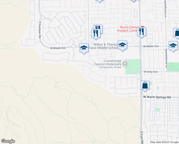 map of restaurants, bars, coffee shops, grocery stores, and more near 7077 LaGrange Point Street in Las Vegas