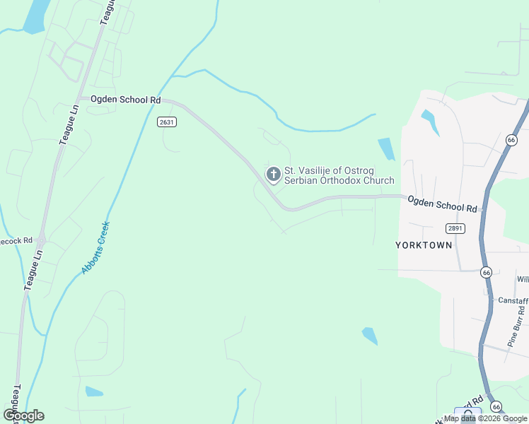 map of restaurants, bars, coffee shops, grocery stores, and more near 270 Ogden School Road in Kernersville
