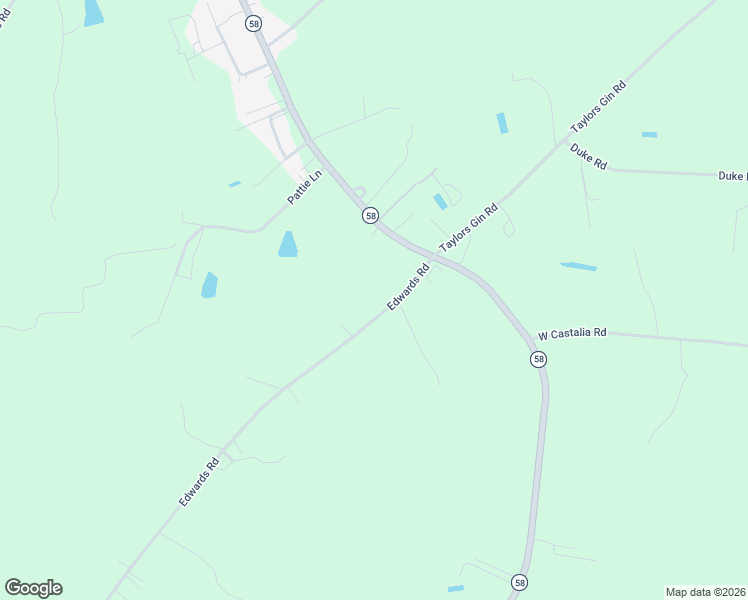 map of restaurants, bars, coffee shops, grocery stores, and more near 7436 Edwards Road in Castalia