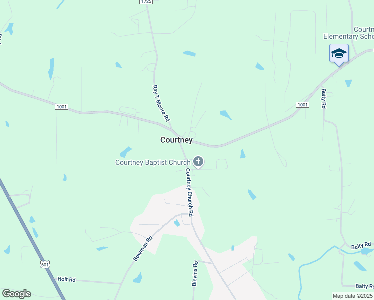 map of restaurants, bars, coffee shops, grocery stores, and more near 3317 Courtney Church Road in Yadkinville