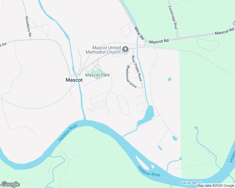 map of restaurants, bars, coffee shops, grocery stores, and more near 1805 Santa Claus Lane in Mascot