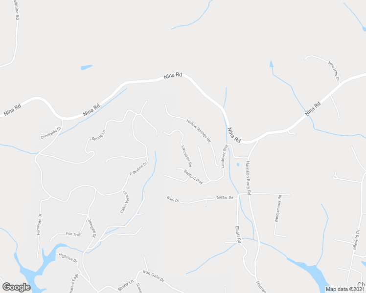 map of restaurants, bars, coffee shops, grocery stores, and more near Lancaster Road in Baneberry