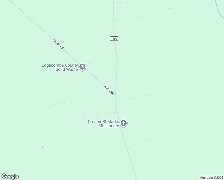 map of restaurants, bars, coffee shops, grocery stores, and more near 2-336 Wells Road in Edgecombe County