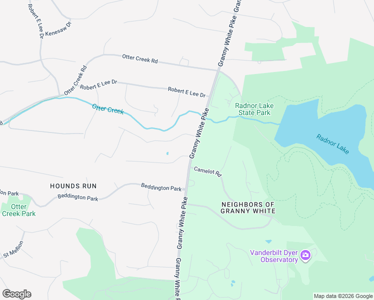 map of restaurants, bars, coffee shops, grocery stores, and more near 5407 Granny White Pike in Brentwood