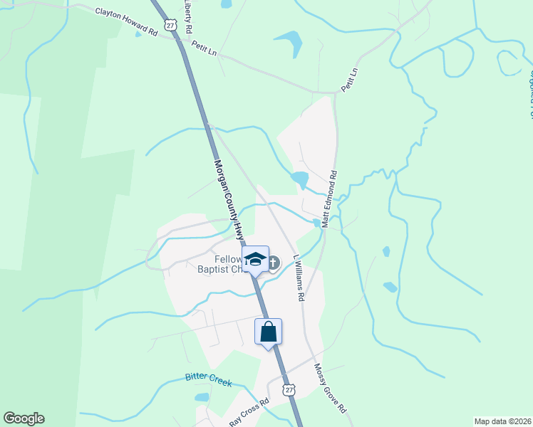 map of restaurants, bars, coffee shops, grocery stores, and more near 190 Leonard Williams Road in Wartburg