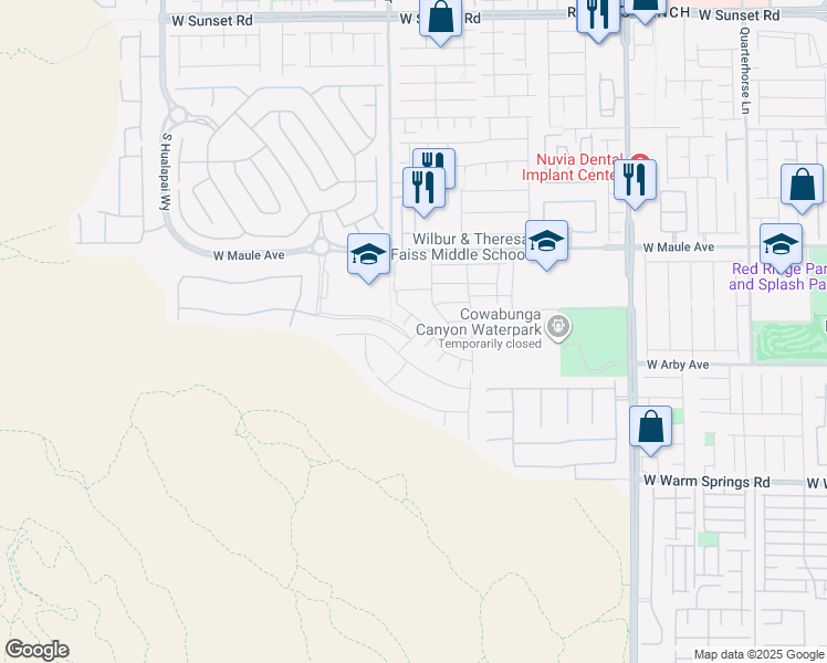 map of restaurants, bars, coffee shops, grocery stores, and more near 7011 Amethyst Peak Street in Las Vegas