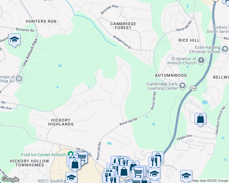map of restaurants, bars, coffee shops, grocery stores, and more near 602 Pippin Drive in Nashville
