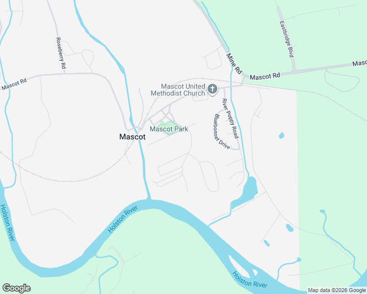 map of restaurants, bars, coffee shops, grocery stores, and more near 1805 Santa Claus Lane in Mascot