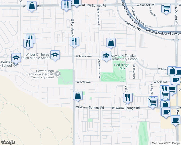 map of restaurants, bars, coffee shops, grocery stores, and more near 7021 Salt Marsh Court in Las Vegas