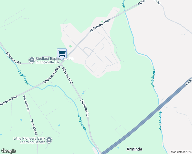 map of restaurants, bars, coffee shops, grocery stores, and more near 7955 Cambridge Reserve Drive in Knoxville
