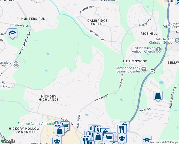 map of restaurants, bars, coffee shops, grocery stores, and more near 602 Pippin Drive in Nashville