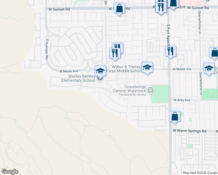 map of restaurants, bars, coffee shops, grocery stores, and more near 7011 Amethyst Peak Street in Las Vegas