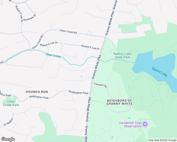 map of restaurants, bars, coffee shops, grocery stores, and more near 5407 Granny White Pike in Brentwood