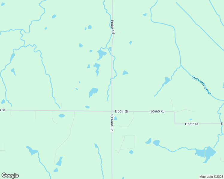 map of restaurants, bars, coffee shops, grocery stores, and more near Prairie Road in Stillwater