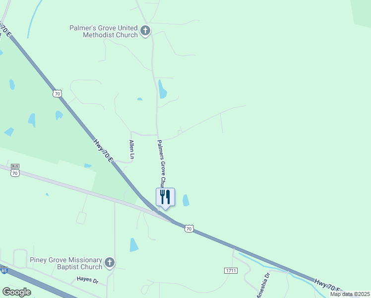 map of restaurants, bars, coffee shops, grocery stores, and more near 3211 Gibbs Lane in Hillsborough