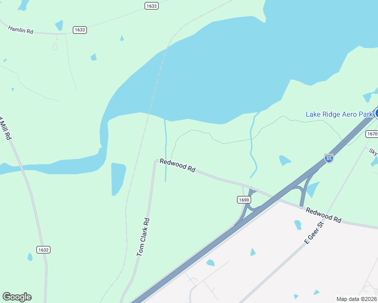 map of restaurants, bars, coffee shops, grocery stores, and more near 5512 Redwood Road in Durham