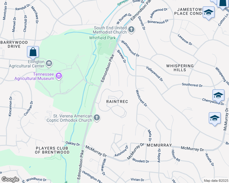 map of restaurants, bars, coffee shops, grocery stores, and more near 670 Candlestick Drive in Nashville