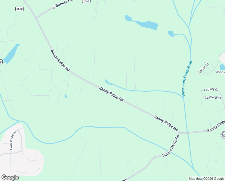 map of restaurants, bars, coffee shops, grocery stores, and more near 1861 Sandy Ridge Road in Colfax